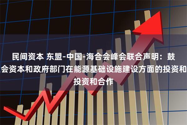 民间资本 东盟-中国-海合会峰会联合声明：鼓励社会资本和政府部门在能源基础设施建设方面的投资和合作